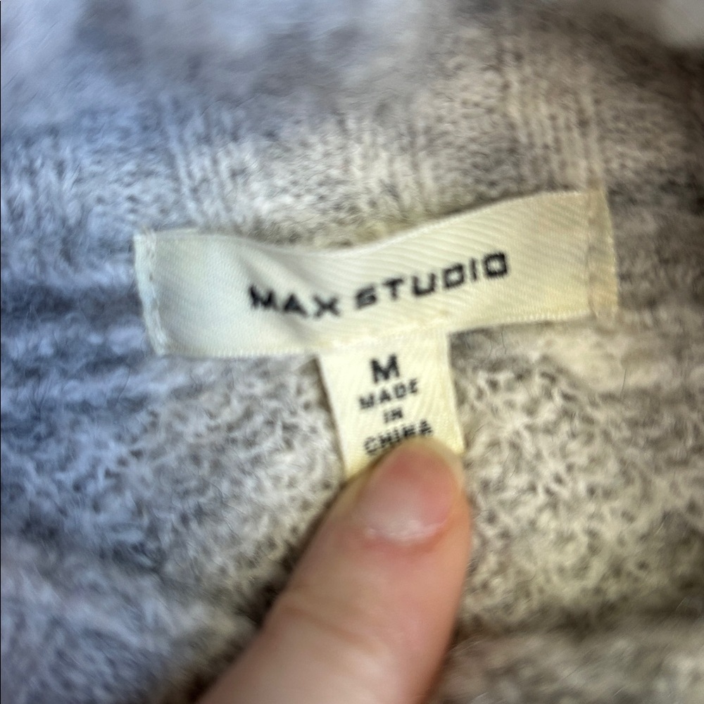 Max studio gray turtleneck sweater - Picture 5 of 5